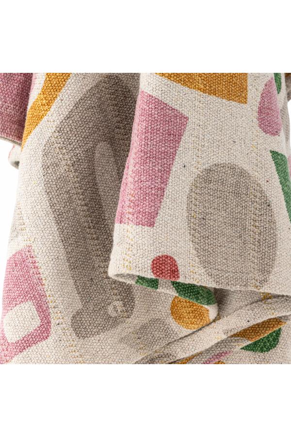 Bloomingville Mini Filur Throw, Multi, Recycled Cotton