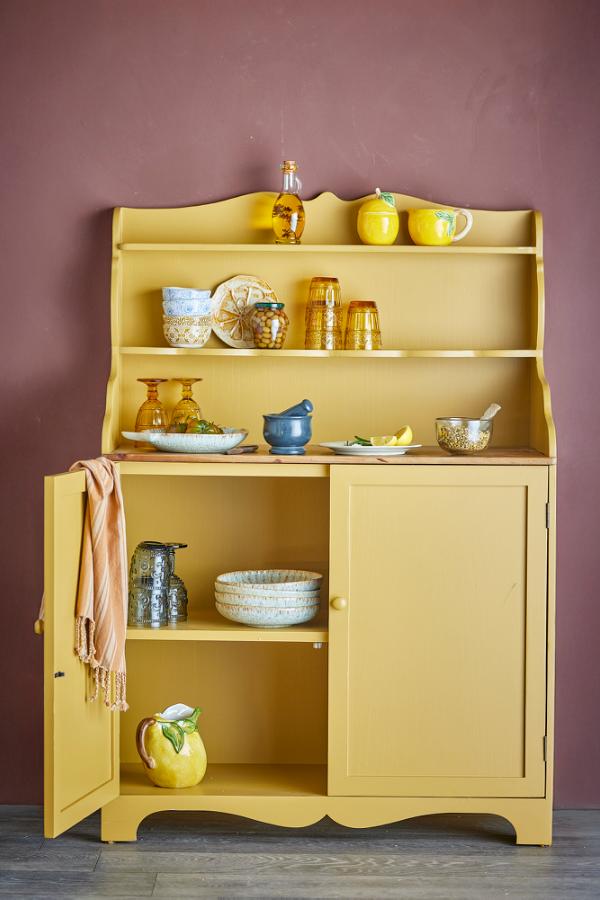Creative Collection Libby Cabinet, Yellow, Pine