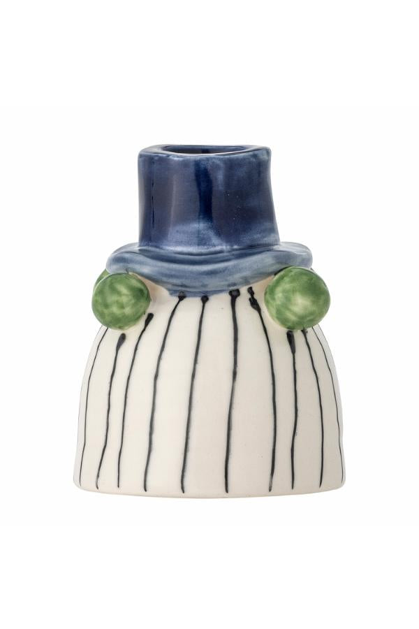 Bloomingville Tacana Candle Holder, Multi, Stoneware