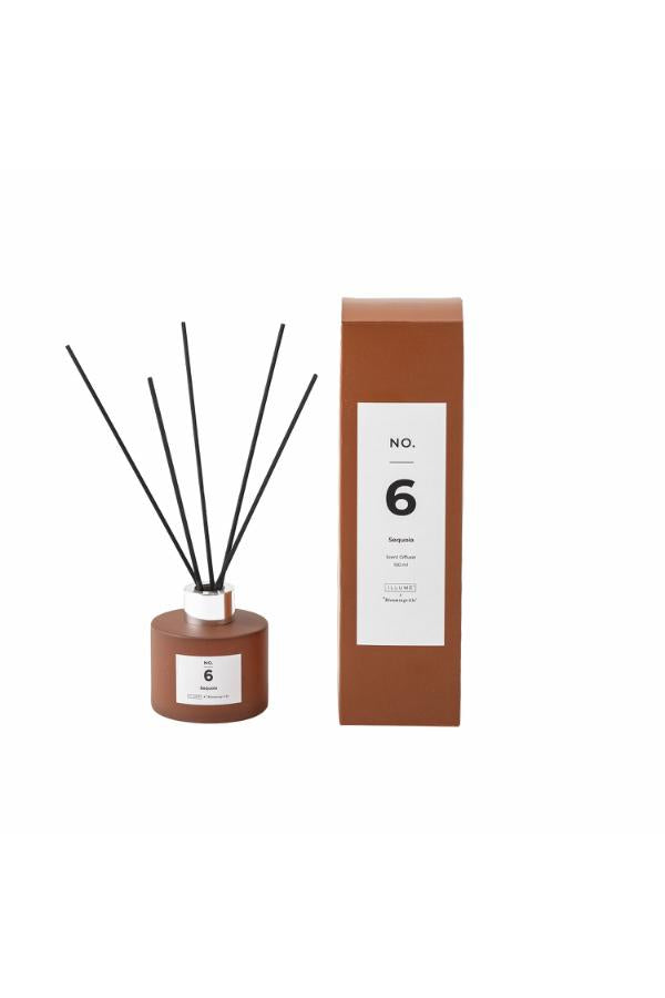 Illume X Bloomingville NO. 6 - Sequoia Scent Diffuser, Brown, Fragrance blend
