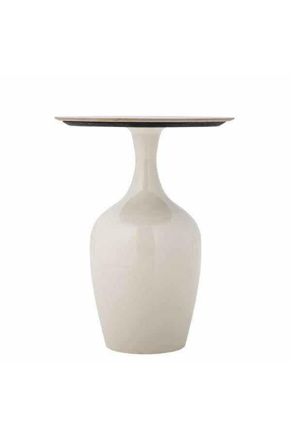 Creative Collection Lecco Side Table, Nature, Metal