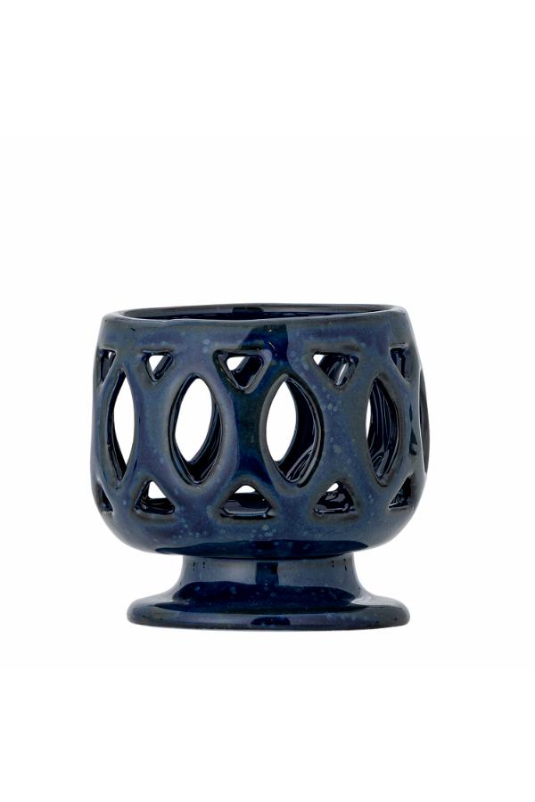 Creative Collection Patty Votive, Blue, Stoneware