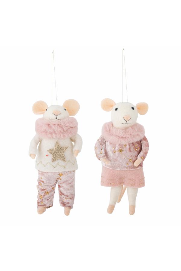 Bloomingville Peo Ornament, Rose, Wool