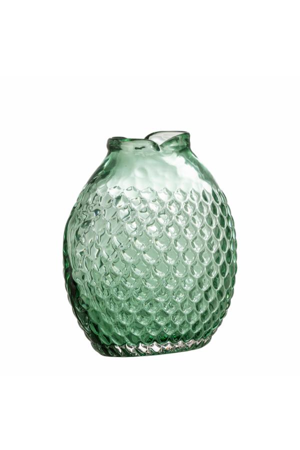 Creative Collection Bree Vase, Green, Glass