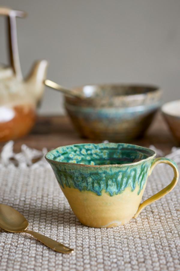 Bloomingville Milani Cup, Green, Stoneware
