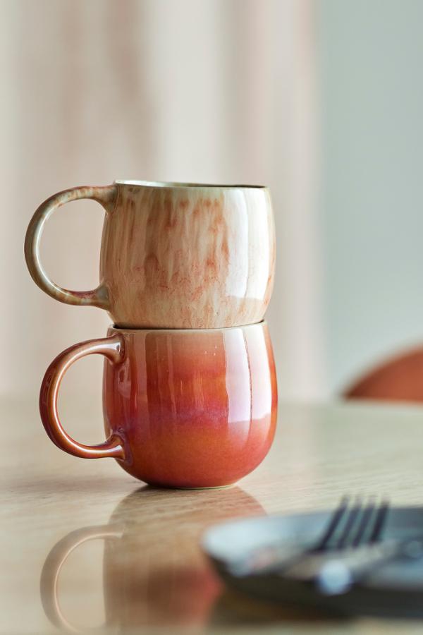 Bloomingville Roselyn Cup, Rose, Stoneware