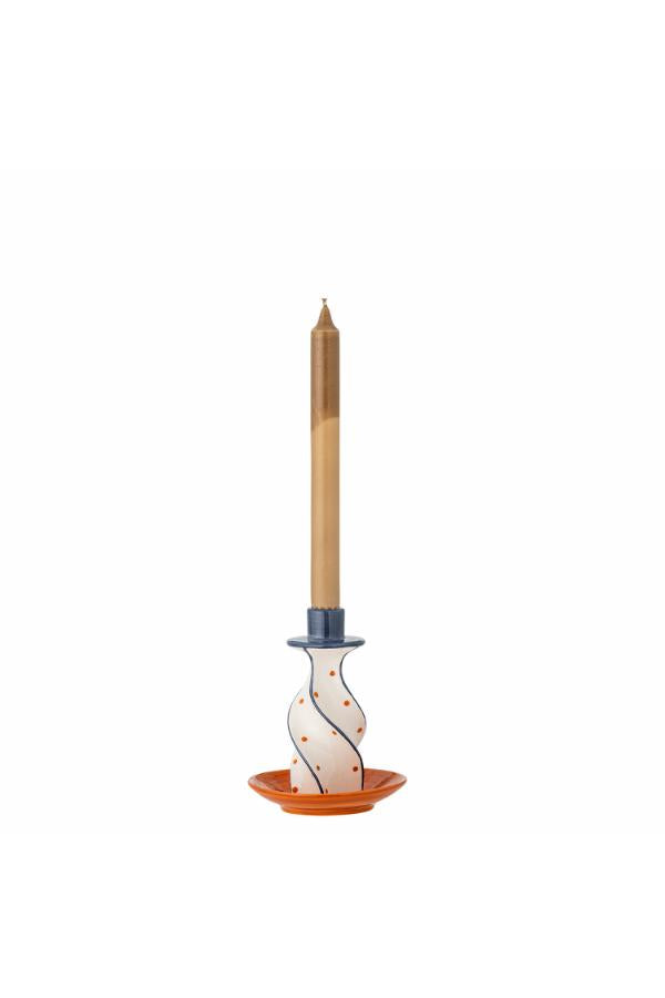 Bloomingville Kairi Candle Holder, Multi, Stoneware