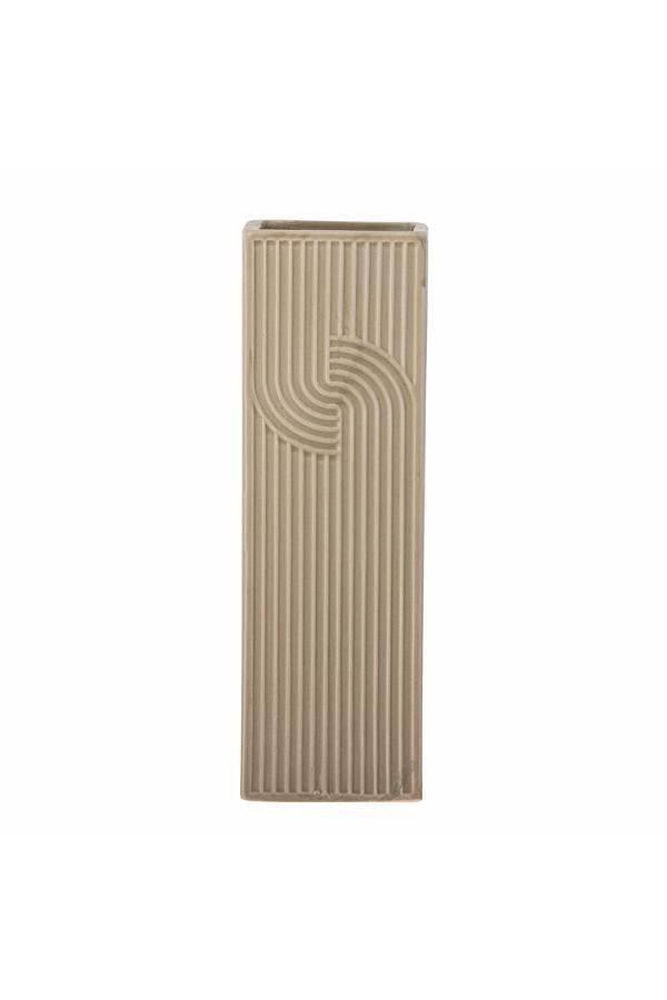 Bloomingville Heeira Vase, Brown, Stoneware