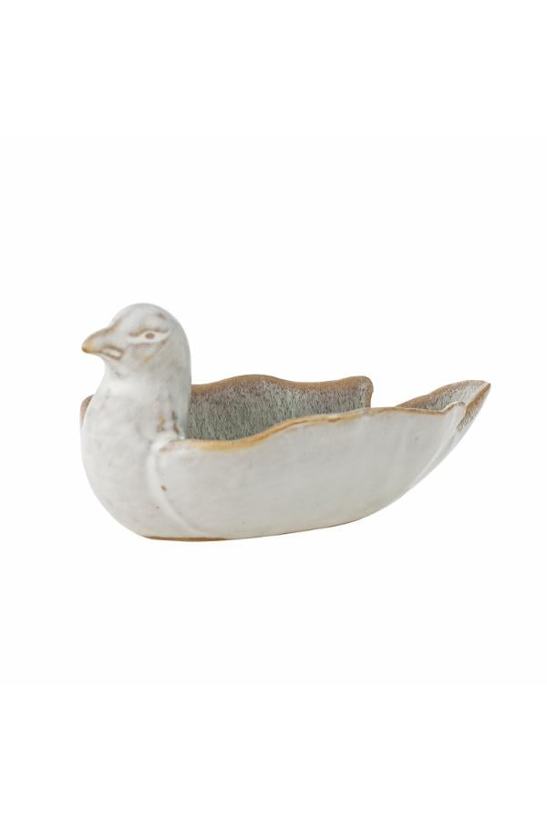 Creative Collection Chirp Bowl, Green, Stoneware