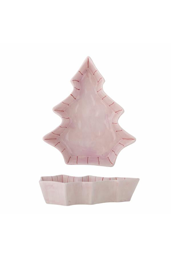 Bloomingville Shirly Serving Plate, Rose, Stoneware