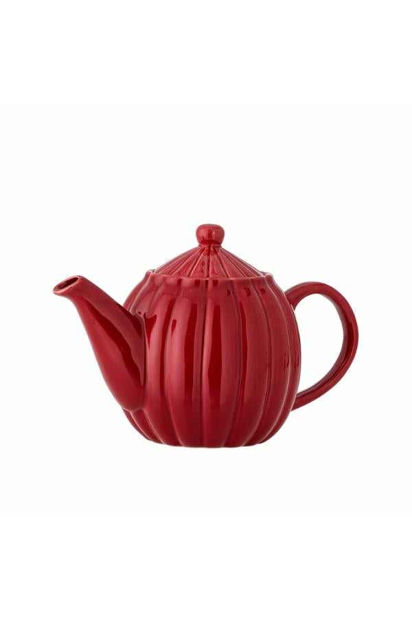 Bloomingville Latina Teapot, Red, Stoneware