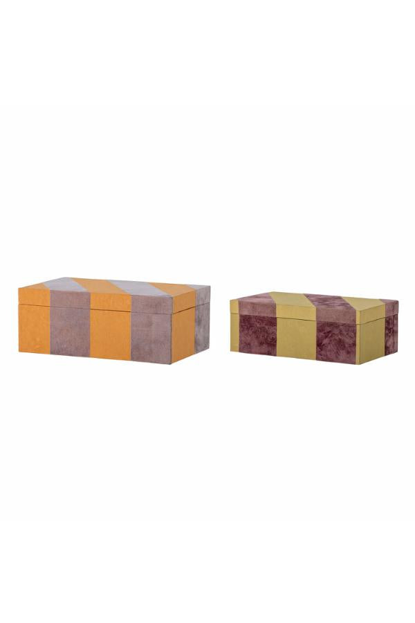 Bloomingville Samira Box w/Lid, Multi, Paper