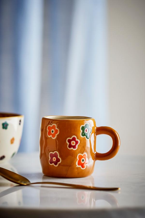 Bloomingville Mini Addy Cup, Brown, Stoneware