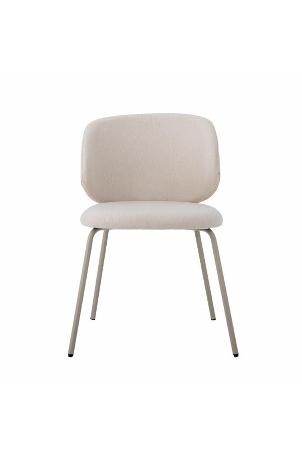 Bloomingville Ponte Dining Chair, Grey, Polyester