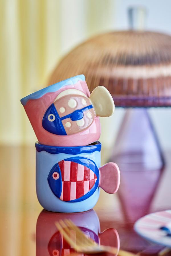 Bloomingville Willy Cup, Multi, Stoneware