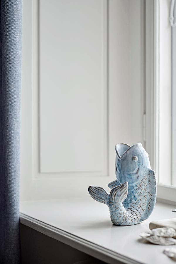 Creative Collection Hiro Vase, Blue, Stoneware