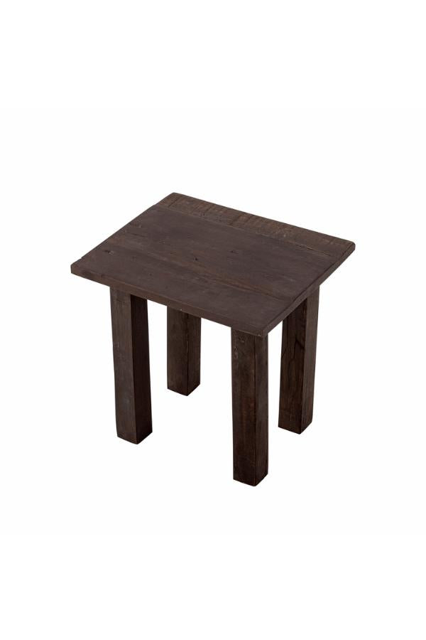 Creative Collection Porir Pedestal, Brown, Reclaimed Wood