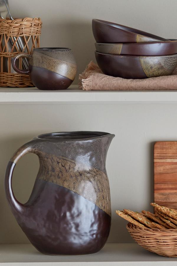 Bloomingville Paula Bowl, Brown, Stoneware