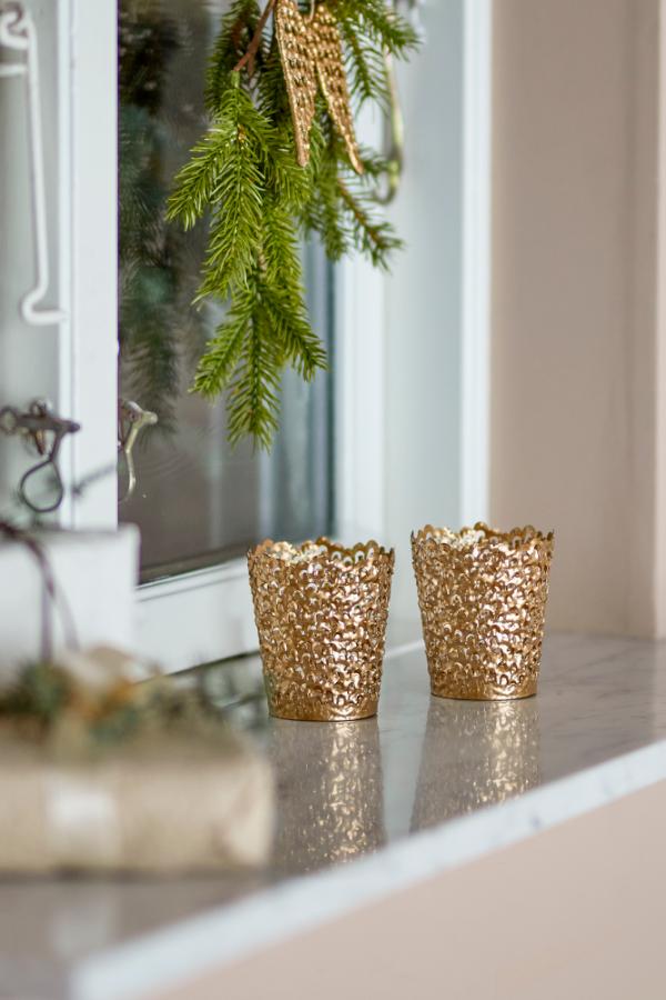 Bloomingville Mizou Votive, Gold, Metal