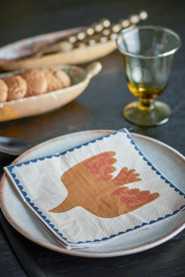 Bloomingville Anniversary Napkin, Multi, FSC®Mix, Paper