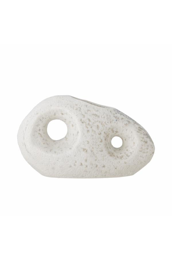 Bloomingville Caia Vase, White, Stoneware