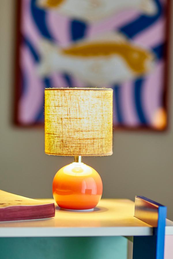 Bloomingville Valdis Table lamp, Rose, Stoneware