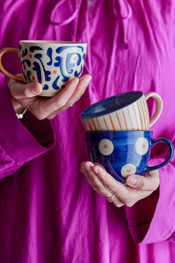 Bloomingville Eviaya Cup, Multi, Stoneware