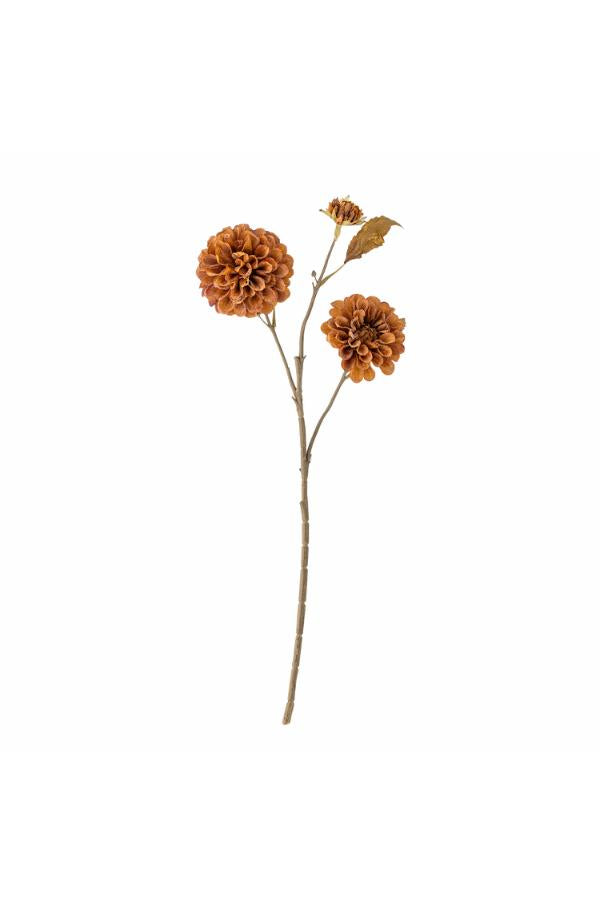 Bloomingville Chrysantemum Stem, Orange, Artificial Flowers