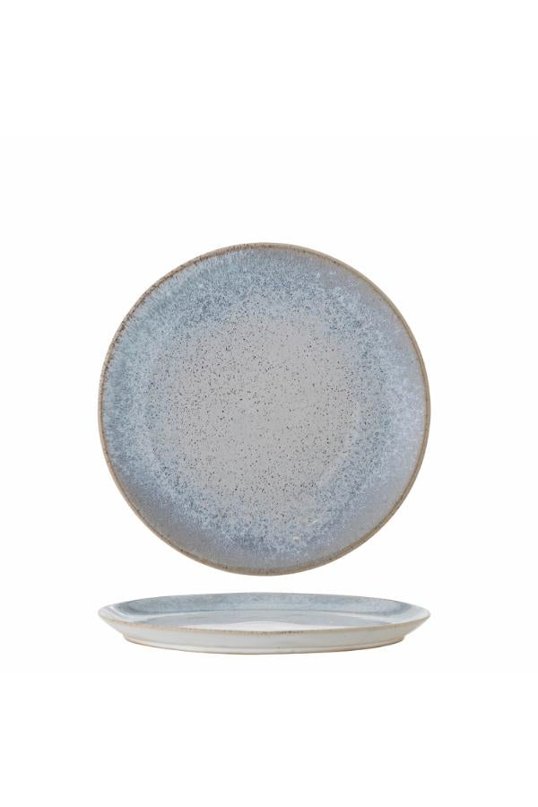 Bloomingville Paula Plate, Blue, Stoneware
