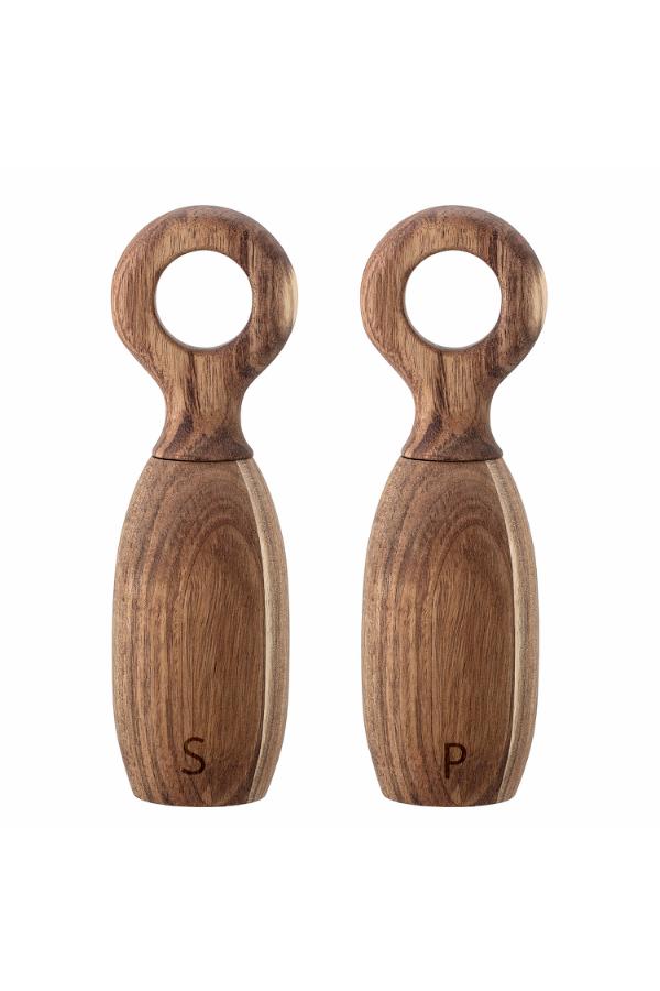 Bloomingville Martim Salt & Pepper Mill, Brown, Acacia