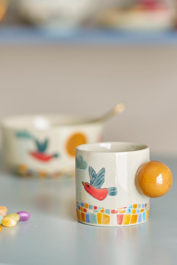 Bloomingville Mini Colorine Cup, Multi, Stoneware