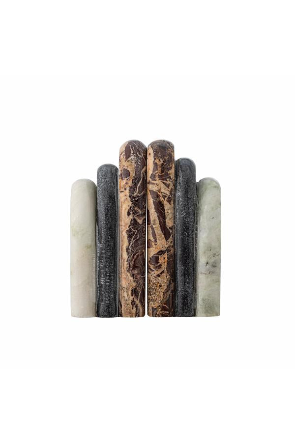 Creative Collection Vani Bookend, Multi, Marble
