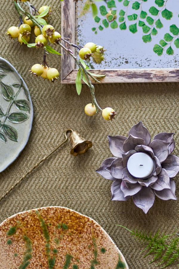 Creative Collection Eira Votive, Brown, Stoneware