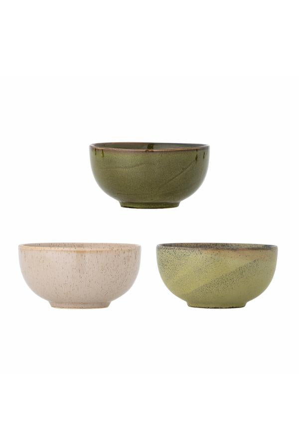 Bloomingville Addison Bowl, Green, Stoneware