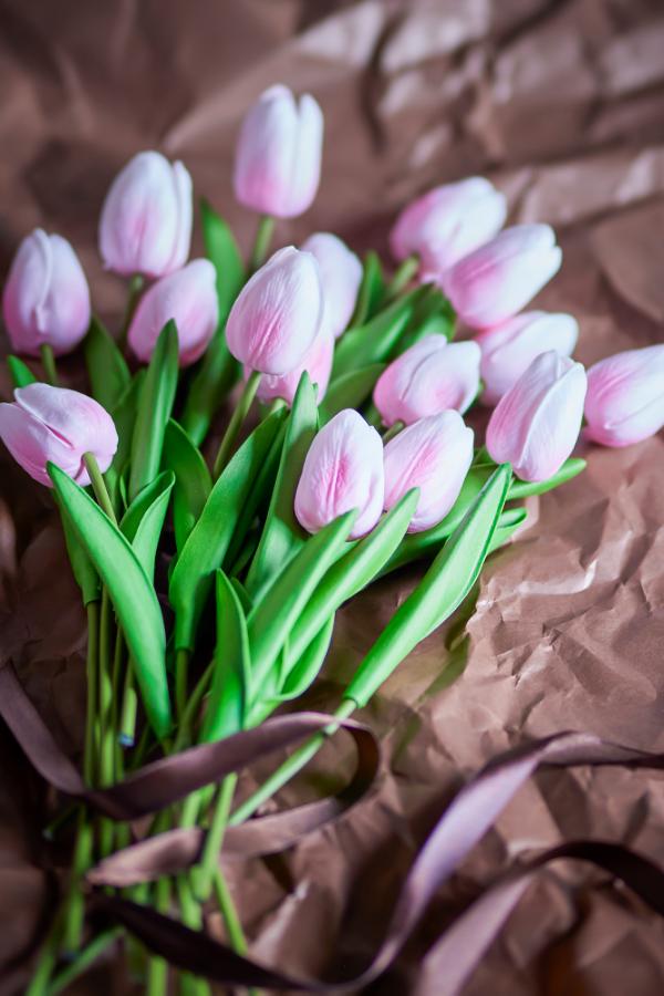Bloomingville Tulip Bouquet, Rose, Artificial Flowers