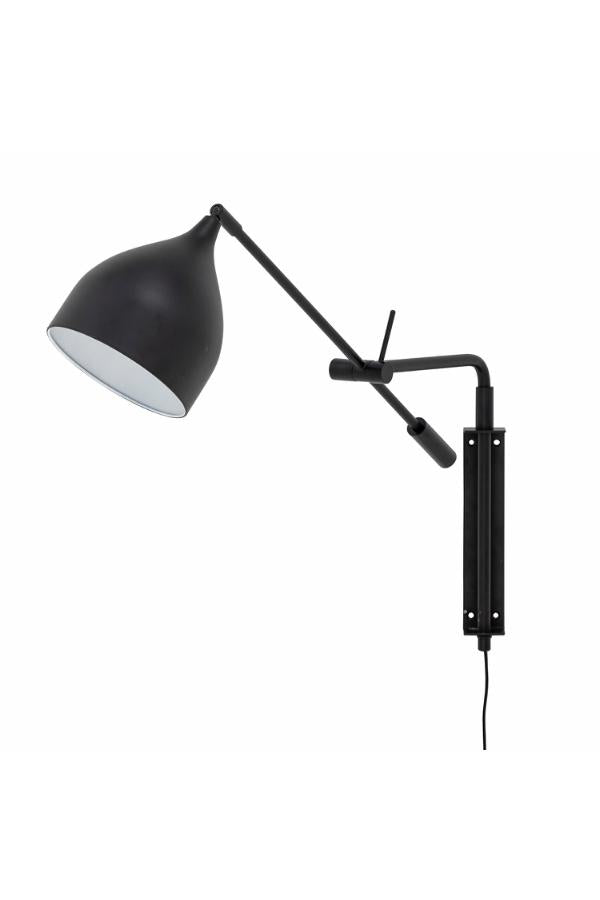 Bloomingville Lyam Wall Lamp, Black, Metal