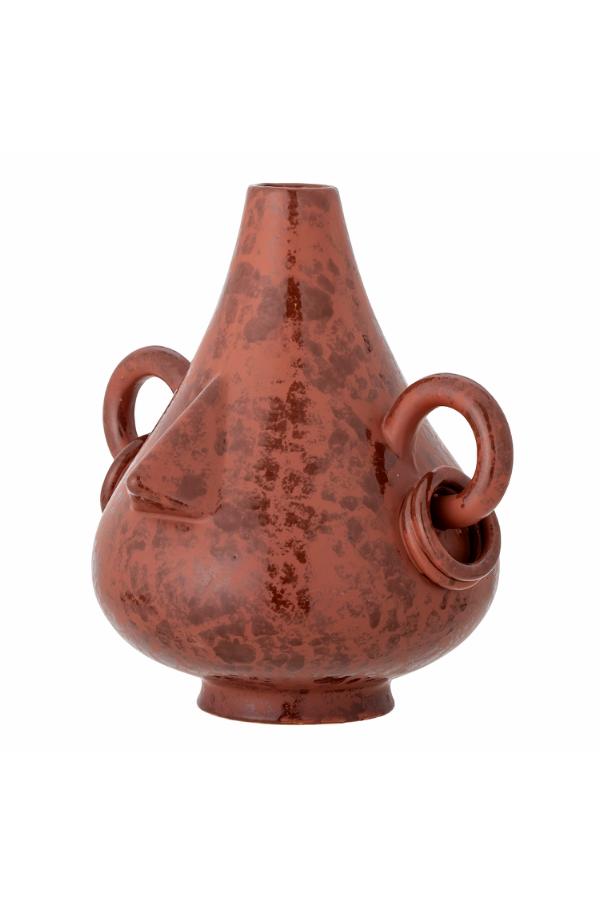 Bloomingville Tarun Deco Vase, Brown, Stoneware