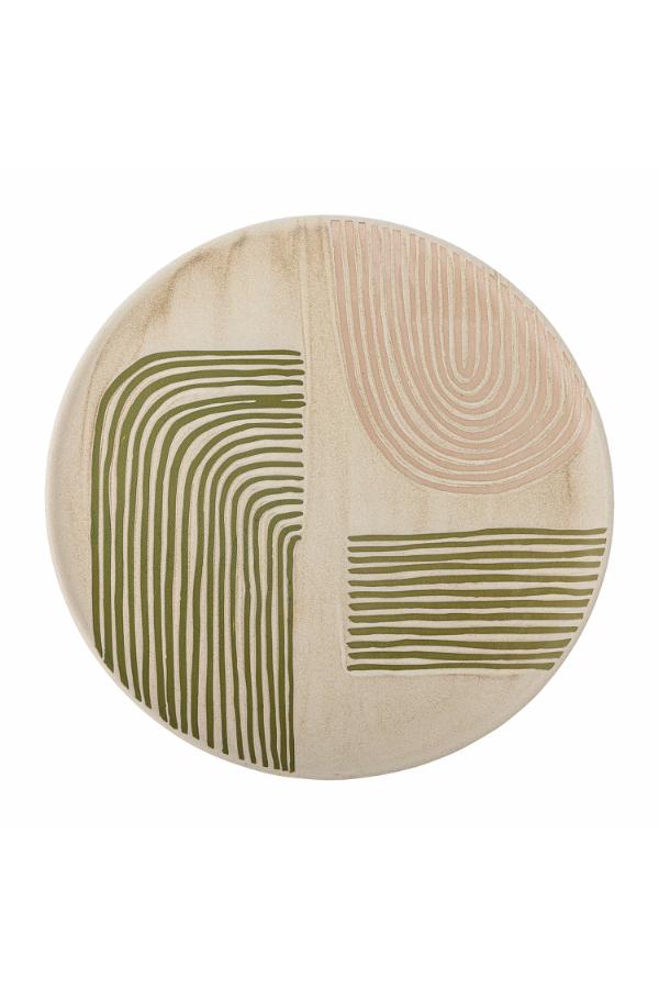 Bloomingville Amica Serving Plate, Multi, Stoneware