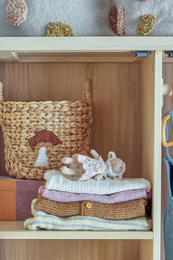 Bloomingville Mini Agnes Basket, Multi, Water Hyacinth