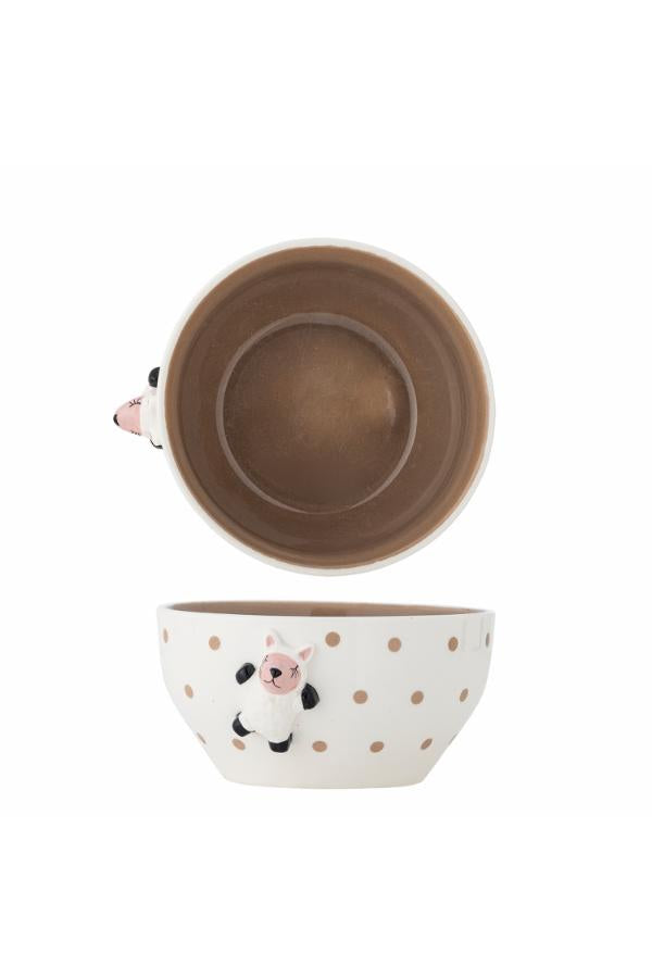 Bloomingville Mini Dolly Bowl, Brown, Stoneware