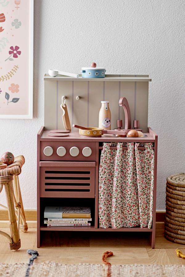 Bloomingville Mini Pippi Mini Stove, Brown, FSC®100%, MDF