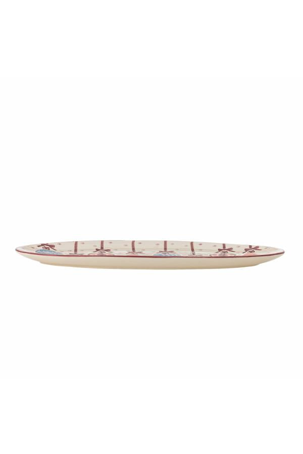 Bloomingville Ornamentia Serving Plate, Multi, Stoneware