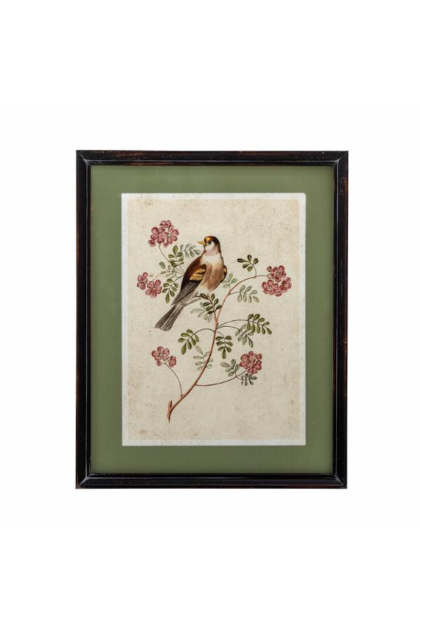 Creative Collection Renji Illustration w/ Frame, Multi, Firwood