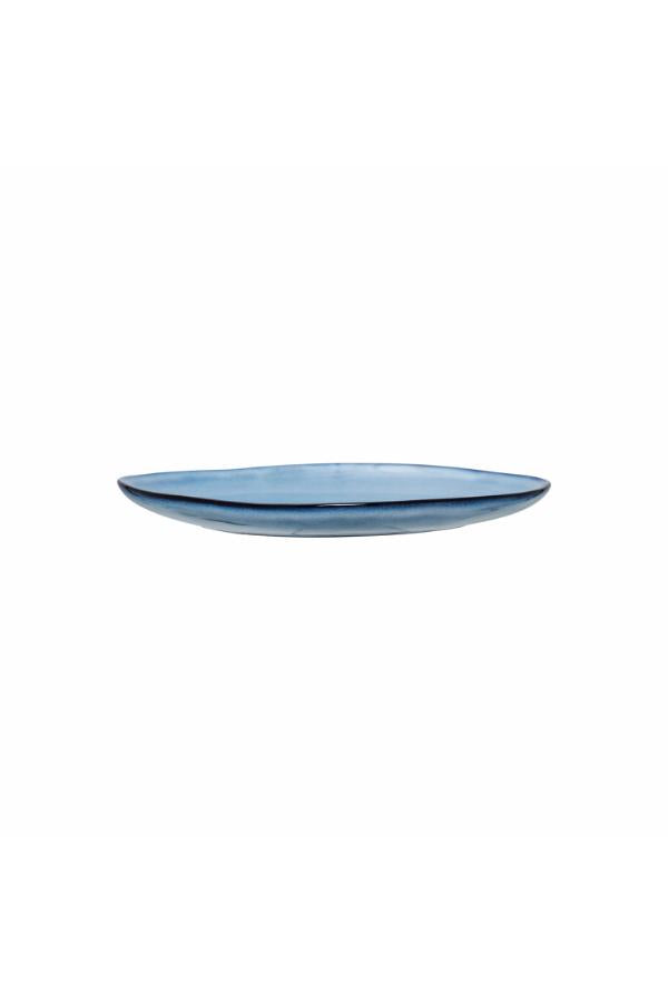 Bloomingville Sandrine Plate, Blue, Stoneware