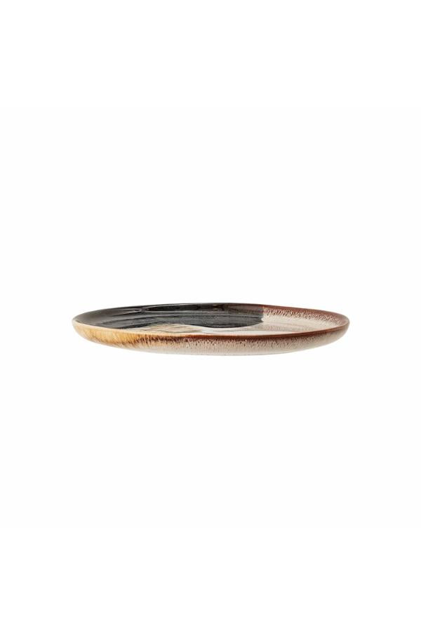 Bloomingville Jules Plate, Blue, Stoneware