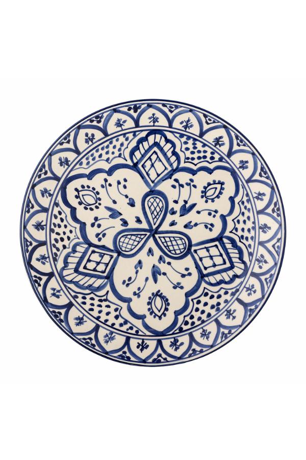 Creative Collection Karlie Plate, Blue, Stoneware