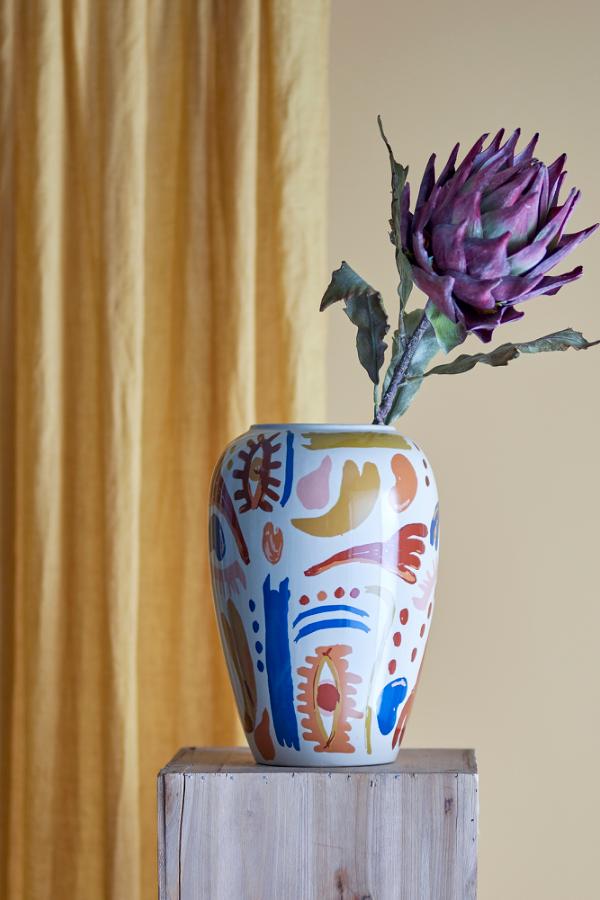Bloomingville Horus Vase, Multi, Stoneware