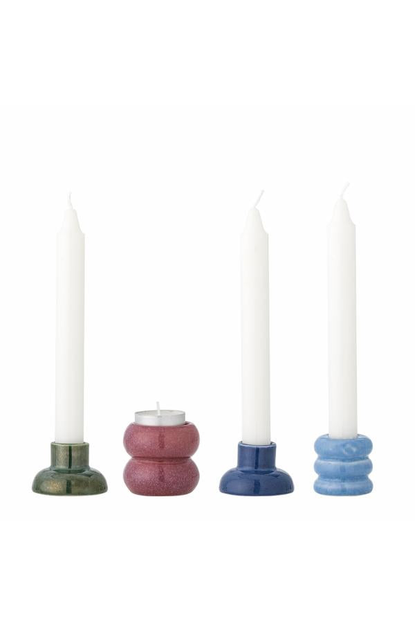 Bloomingville Tana Votive & Candle Holder, Multi, Stoneware