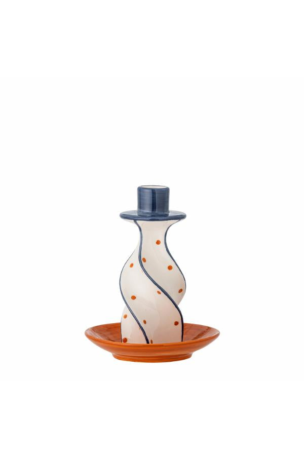 Bloomingville Kairi Candle Holder, Multi, Stoneware