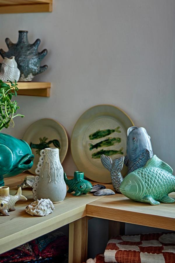 Creative Collection Hiro Vase, Blue, Stoneware